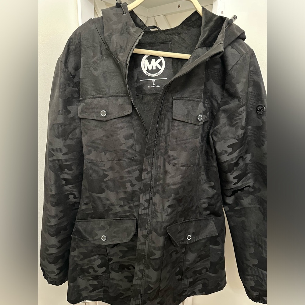 Michael Kors coat with hood.